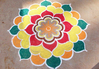 rangoli designs for griha pravesh